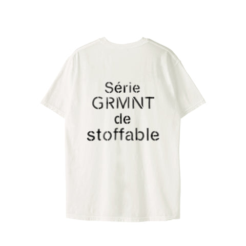 [GRMNT] バックステンシルロゴ Tシャツ